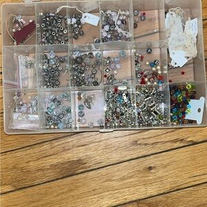 Assorted Beads and Charms Collection